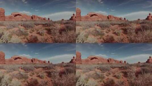 沙漠岩石景观高清在线视频素材下载