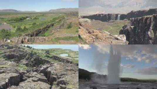 4k新疆全地形航拍高清在线视频素材下载