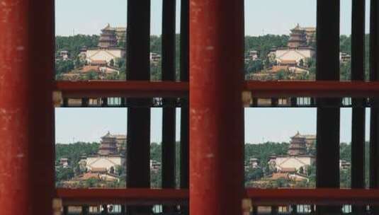 颐和园佛香阁古典园林高清在线视频素材下载
