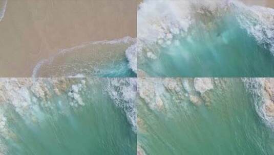 海滩浪花5高清在线视频素材下载