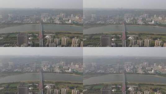 宝鸡渭滨区蟠龙大桥7高清在线视频素材下载