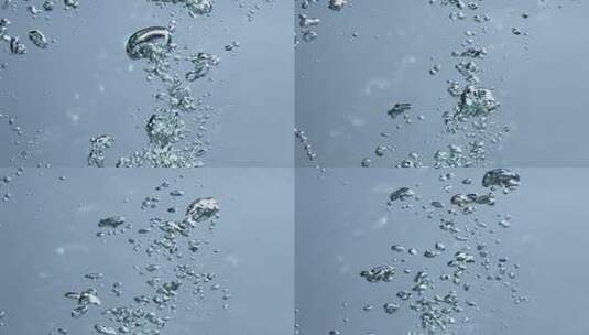水泡气泡上升漂浮高清在线视频素材下载