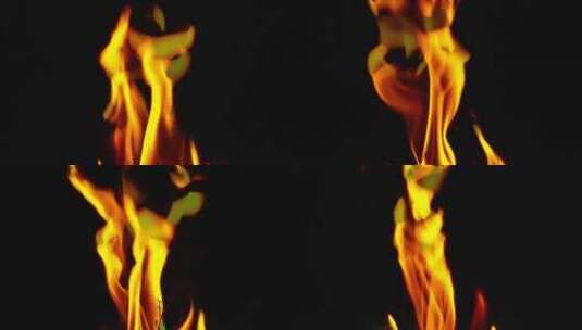 燃烧的火焰火苗高清在线视频素材下载