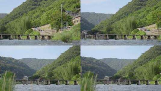 山村古桥古石桥高清在线视频素材下载