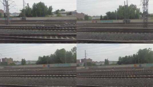 火车铁轨交通实拍高清在线视频素材下载