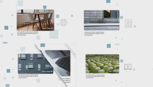 清晰简约企业介绍商品图文展示AE模板高清AE视频素材下载