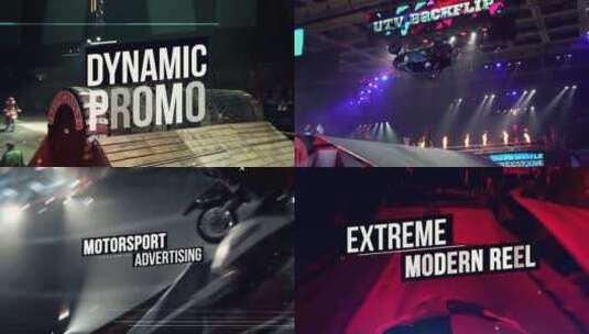 超燃电视节目预告片logo展示揭幕战AE模板高清AE视频素材下载