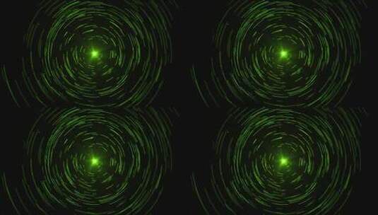绿色星轨旋转动画AE模板高清AE视频素材下载