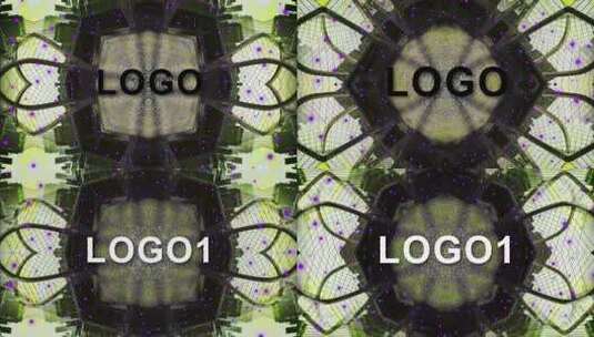 绚丽唯美时尚LOGO万花筒AE工程高清AE视频素材下载