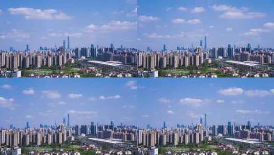 上海商业社会现代建筑城市全景4k延时 高清在线视频素材下载
