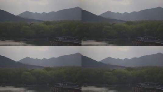 杭州西湖茅家埠春色高清在线视频素材下载