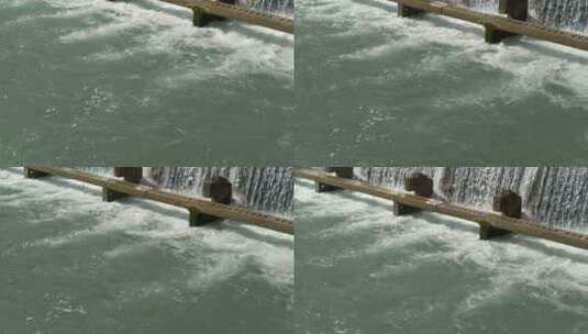 流动的河水水流4K实拍视频高清在线视频素材下载