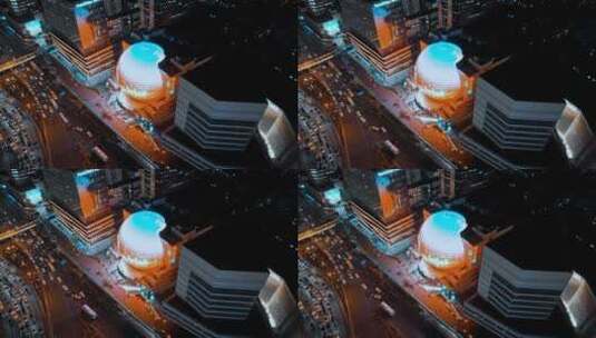 徐家汇美罗城裸眼3D高清在线视频素材下载