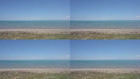 青海湖 湖边 湟鱼 旅行高清在线视频素材下载