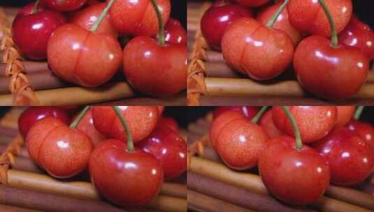 夏季水果樱桃车厘子高清在线视频素材下载