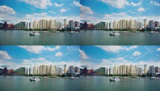4K 航拍 惠州 大亚湾 风景高清在线视频素材下载