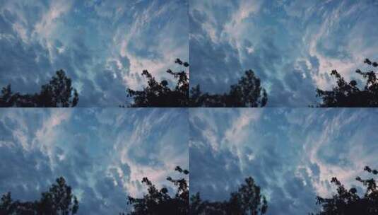 8k实拍天空中飘动的云层唯美空镜高清在线视频素材下载