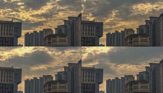 重庆清晨城市延时高清在线视频素材下载
