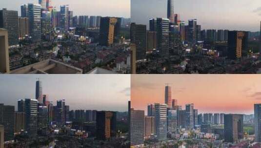 航拍，中国的现代奇迹 中国城市高清在线视频素材下载