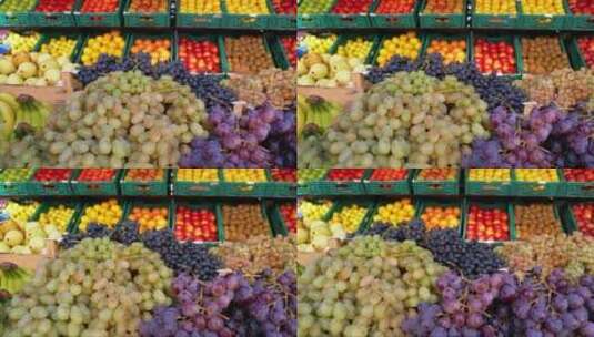 市场上的水果店高清在线视频素材下载