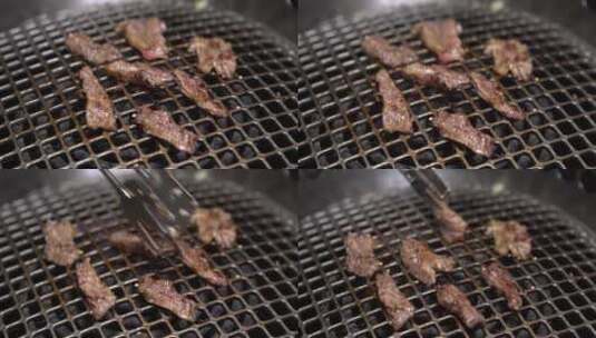 日式烧肉东北烤肉高清在线视频素材下载