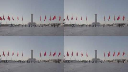 天安门红旗 北京天安门空镜高清在线视频素材下载