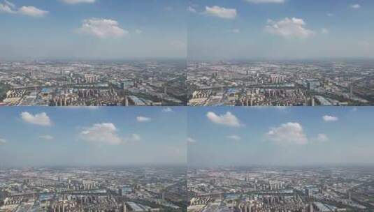 鸟瞰城市全景全貌高清在线视频素材下载