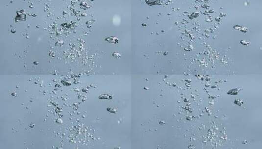 水泡气泡上升漂浮高清在线视频素材下载