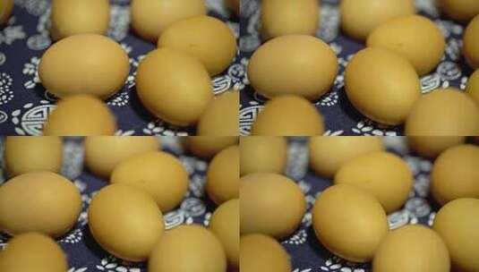 散养鸡蛋原生态鸡蛋4K高清在线视频素材下载