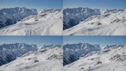 阿尔卑斯山自然景观高清在线视频素材下载