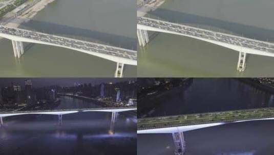 重庆黄花园嘉陵江大桥高清在线视频素材下载