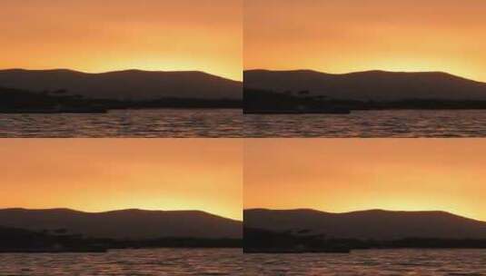 竖屏-延时海洋夕阳落日高清在线视频素材下载