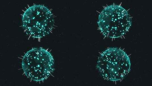 3D数字地球展示了全球网络的概念。高清在线视频素材下载