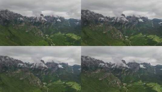 甘南扎尕那云雾延时高清在线视频素材下载