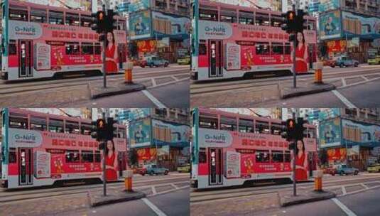 香港公交车高清在线视频素材下载