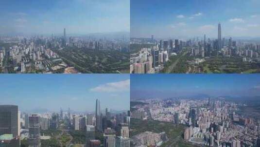 深圳市区航拍合集高清在线视频素材下载