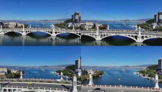云南大理兴盛大桥高清在线视频素材下载