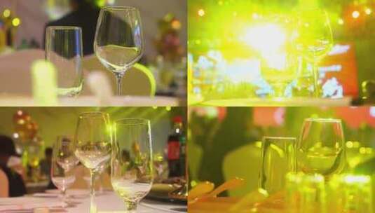 酒杯 餐具高清在线视频素材下载