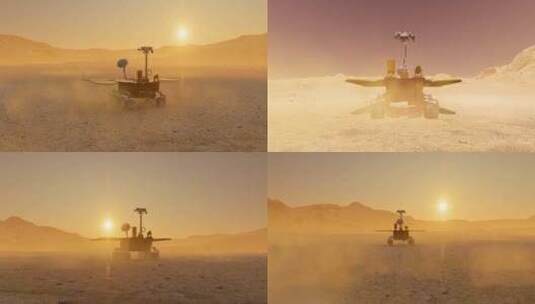 火星 火星车高清在线视频素材下载