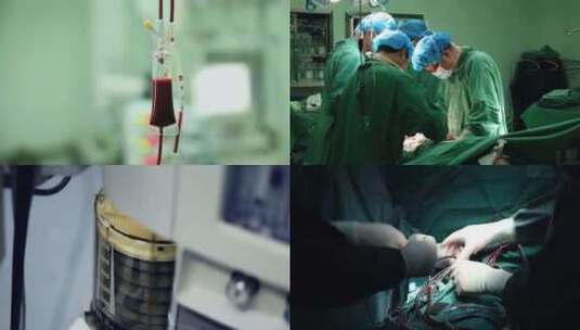 医疗急救室手术高清在线视频素材下载