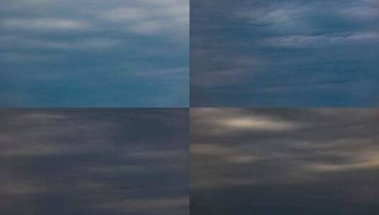 天空中的乌云流动云朵延时摄影高清在线视频素材下载