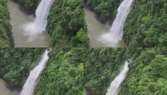 马岭河景区瀑布高清在线视频素材下载