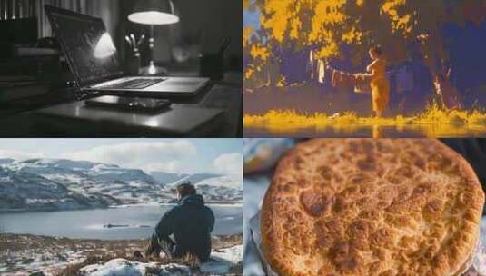 新疆旅游美食风光宣传片高清在线视频素材下载