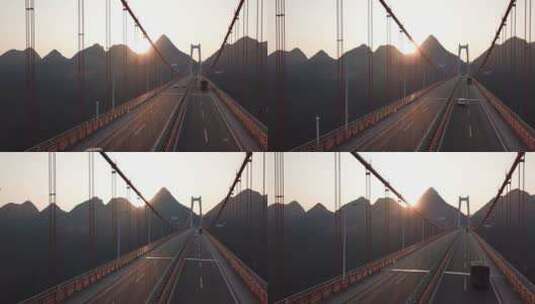 贵州省·安顺市·关岭·县·坝陵河大桥29高清在线视频素材下载