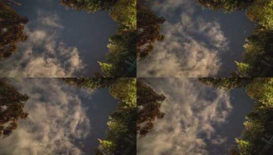 天空移动的云朵延时高清在线视频素材下载