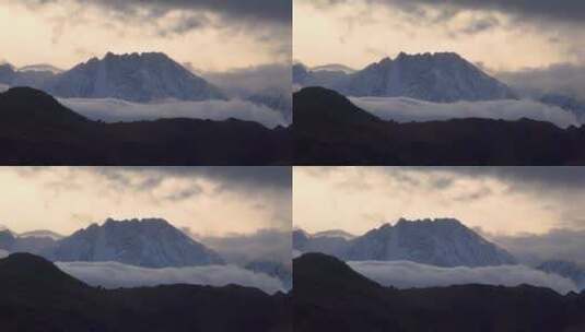 内华达山脉的冬季高清在线视频素材下载