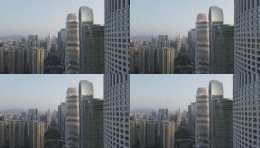 珠江新城的早晨高清在线视频素材下载