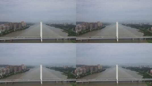 惠州合生大桥航拍高清在线视频素材下载