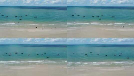 海滩海浪高清在线视频素材下载