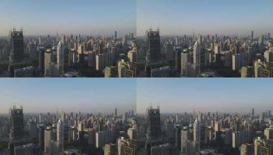 上海黄浦区新天地4K航拍原素材高清在线视频素材下载